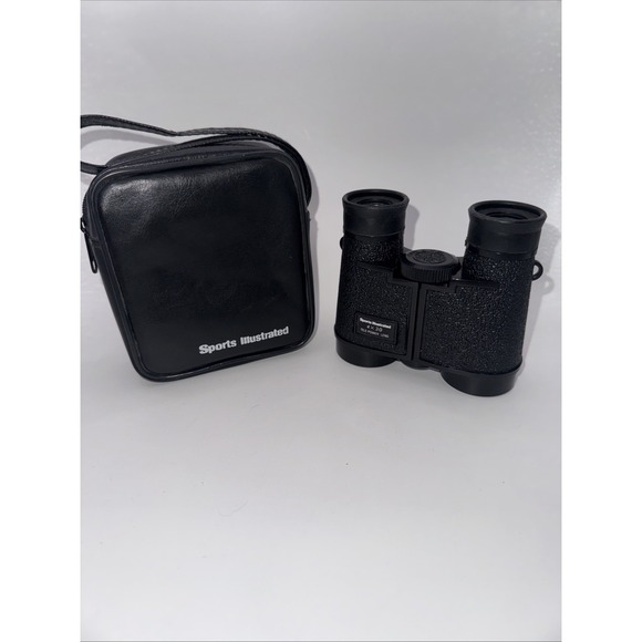 Sports Illustrated Swim Other - Sports Illustrated 4 X 30 Tele-Power Lens Binoculars With Leather Case Vintage